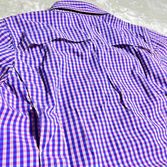 Orvis Performance Button Up Womens Medium Vented Hiking Shirt Pastel Purple Pink - Picture 5 of 10